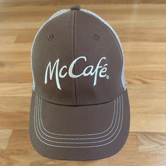 McCafe Mesh Snapback Hat Cap McDonald's - Picture 1 of 8